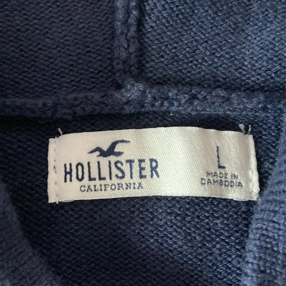 Hollister argyle hooded sweater