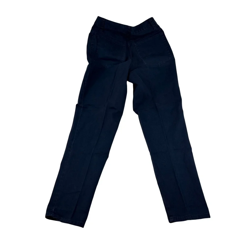 Vintage Esprit Sport Navy Blue High Waisted Straight Leg Chino Pants Size 3/4