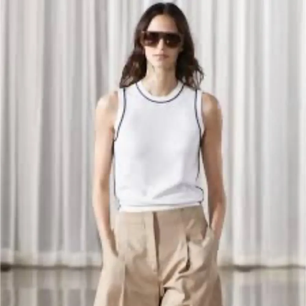 Zara contrast trim
