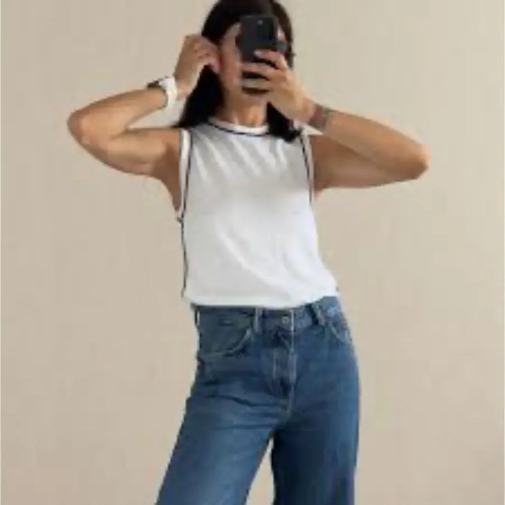 Zara contrast trim