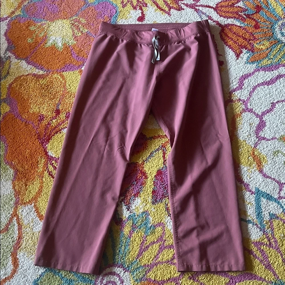 FIGS MAUVE LIVINGSTON SCRUB PANTS WOMENS XL