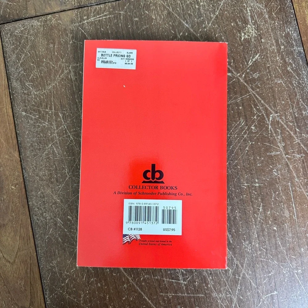 Collectors Books bottle pricing