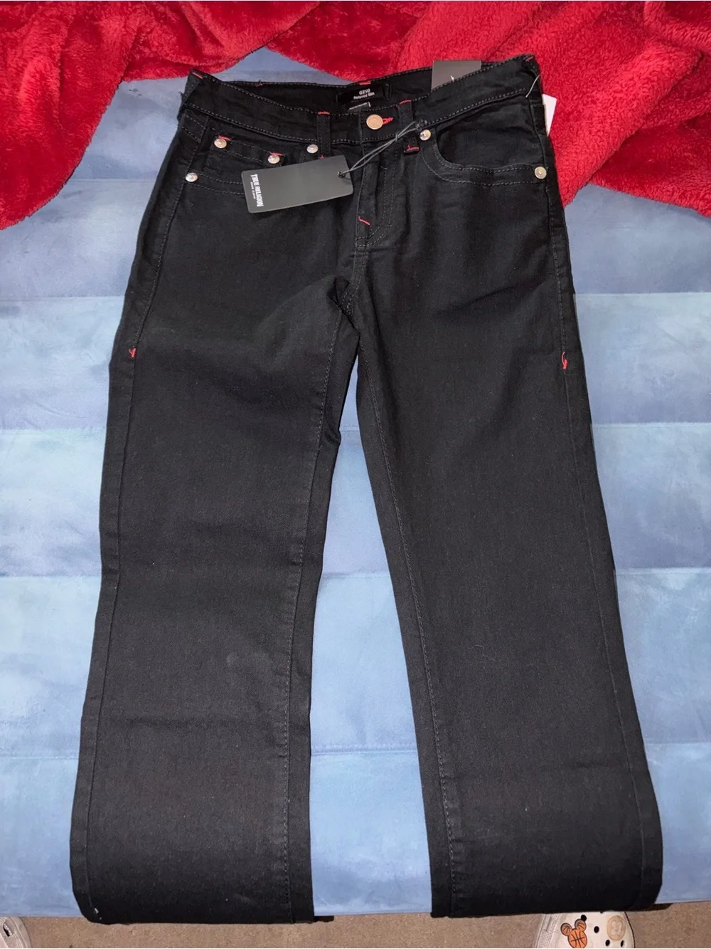 True Religion slim denim pockets