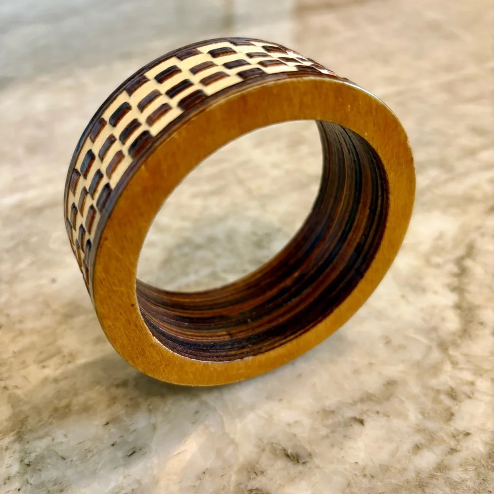Anthropologie wooden bangle