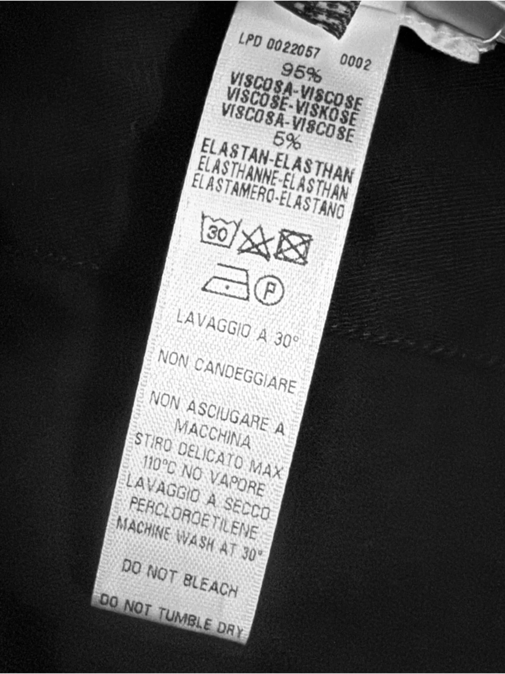 La‎ Perla Black Mini Wrap Skirt NWT Size 6