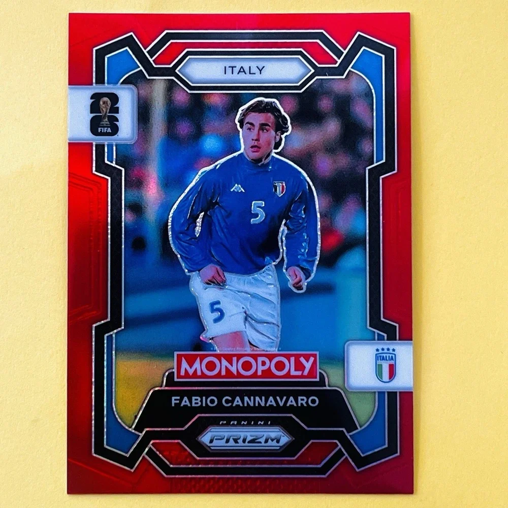 2026 Panini Prizm Monopoly FIFA‎ World Cup Fabio Cannavaro Red Prizm Italy #36