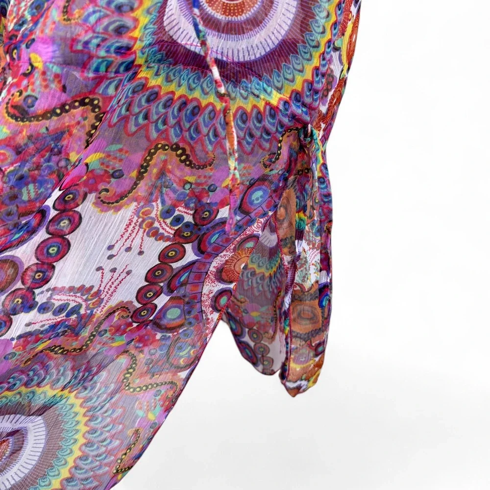 Khushbu print camisole transparency