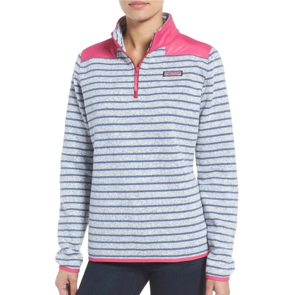 Vineyard Vines pink flat