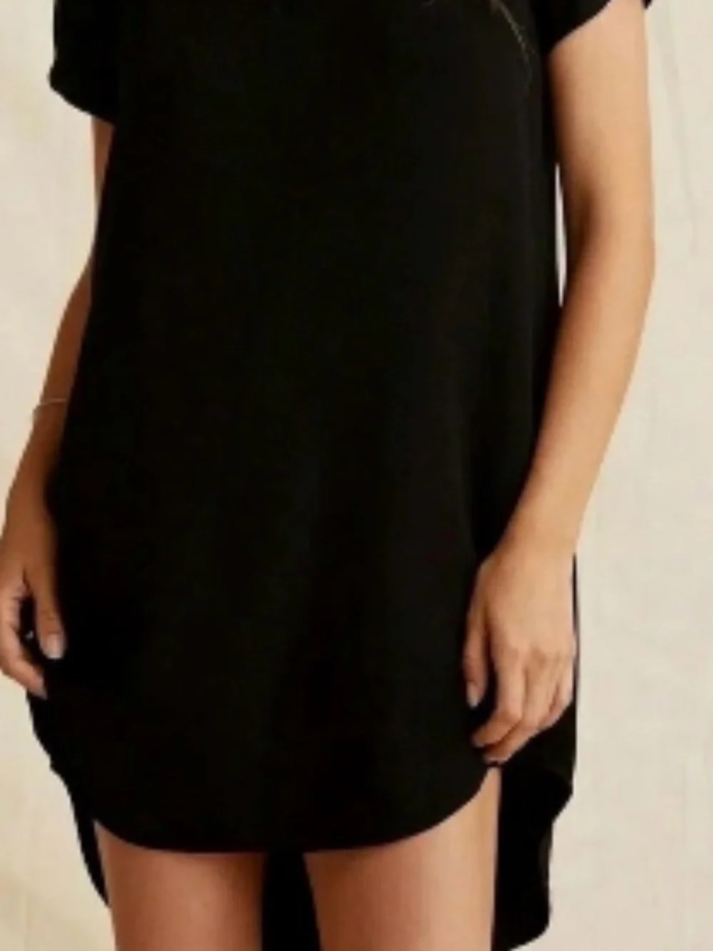 Anthropologie silhouette hem wear