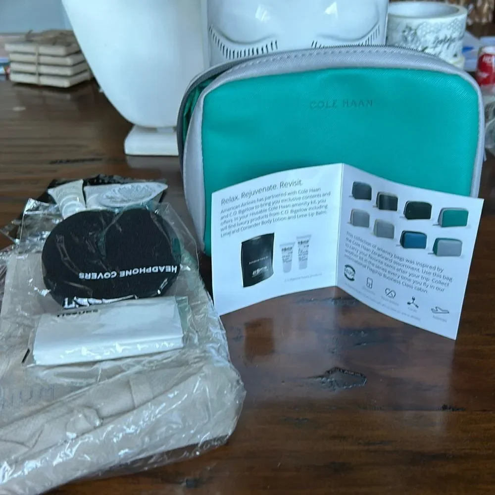 Cole Haan cosmetic bag bundle