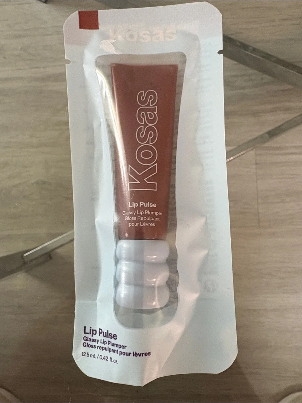 Kosas Lip Pulse Glassy Lip Plumper - Warm Brown