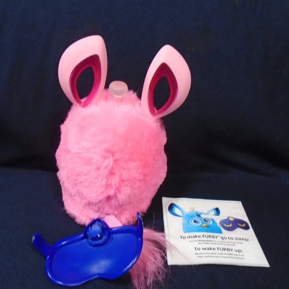Furby Connect 2016 Hasbro Bright Pink With Sleep Mask and instructions pamphlet