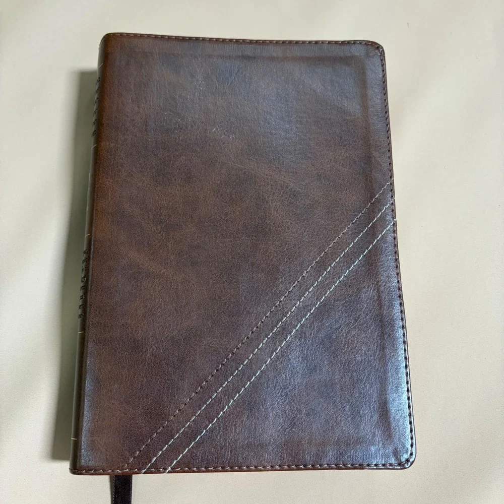 Thomas Nelson KJV Word Study Reference Bible Brown Leathersoft Indexed 2023