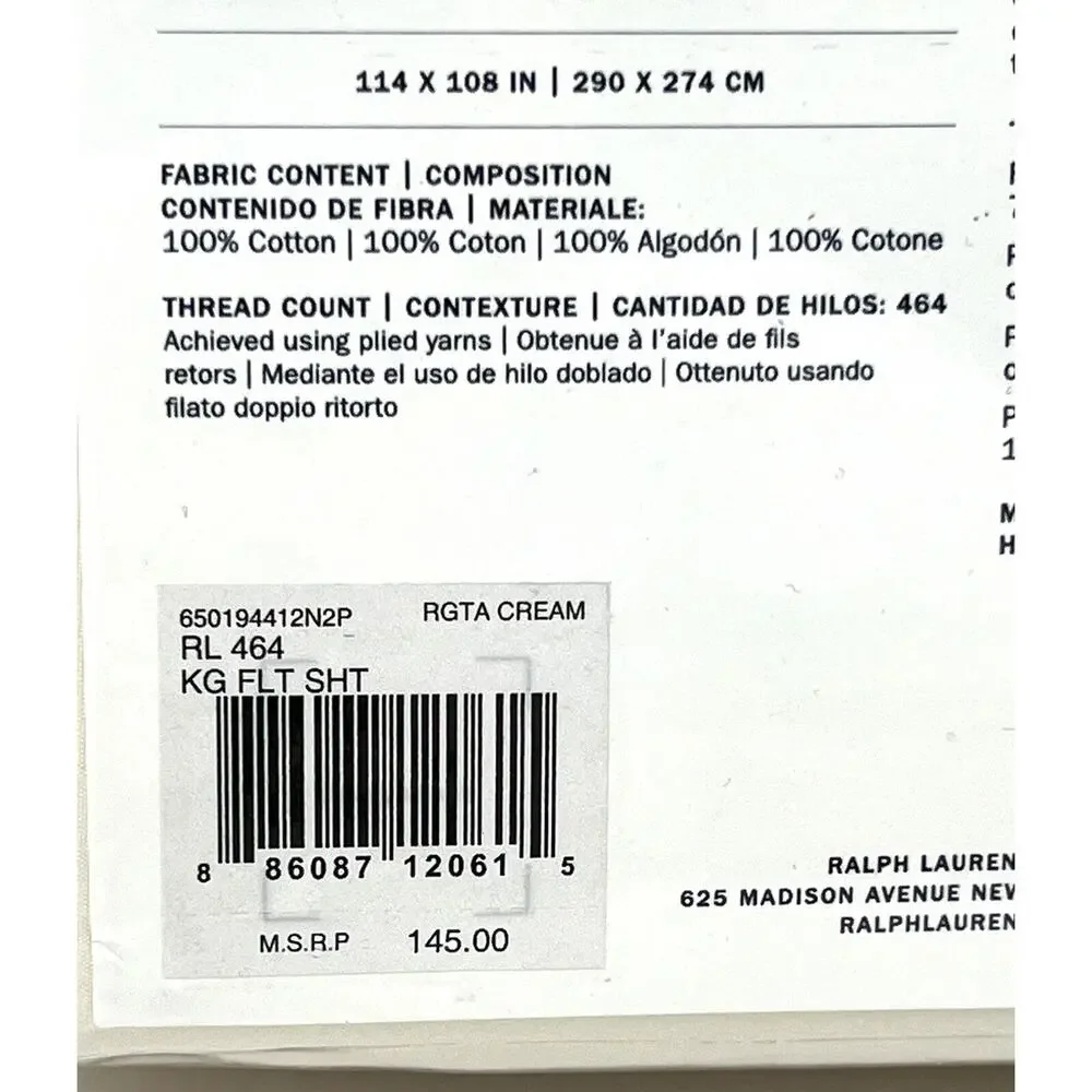 Ralph Lauren king size