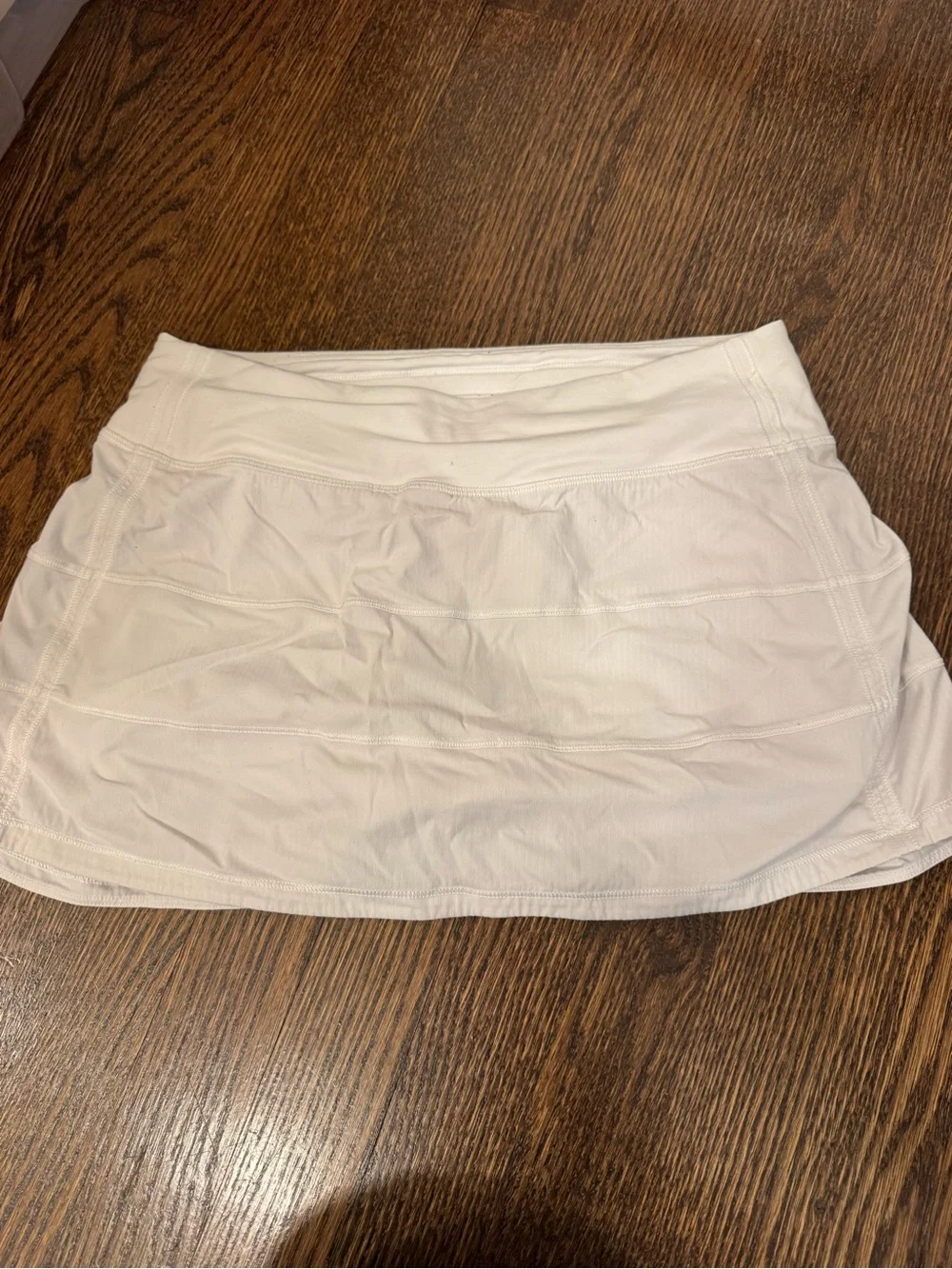 lululemon athletica Cream/White Athletic Skirt