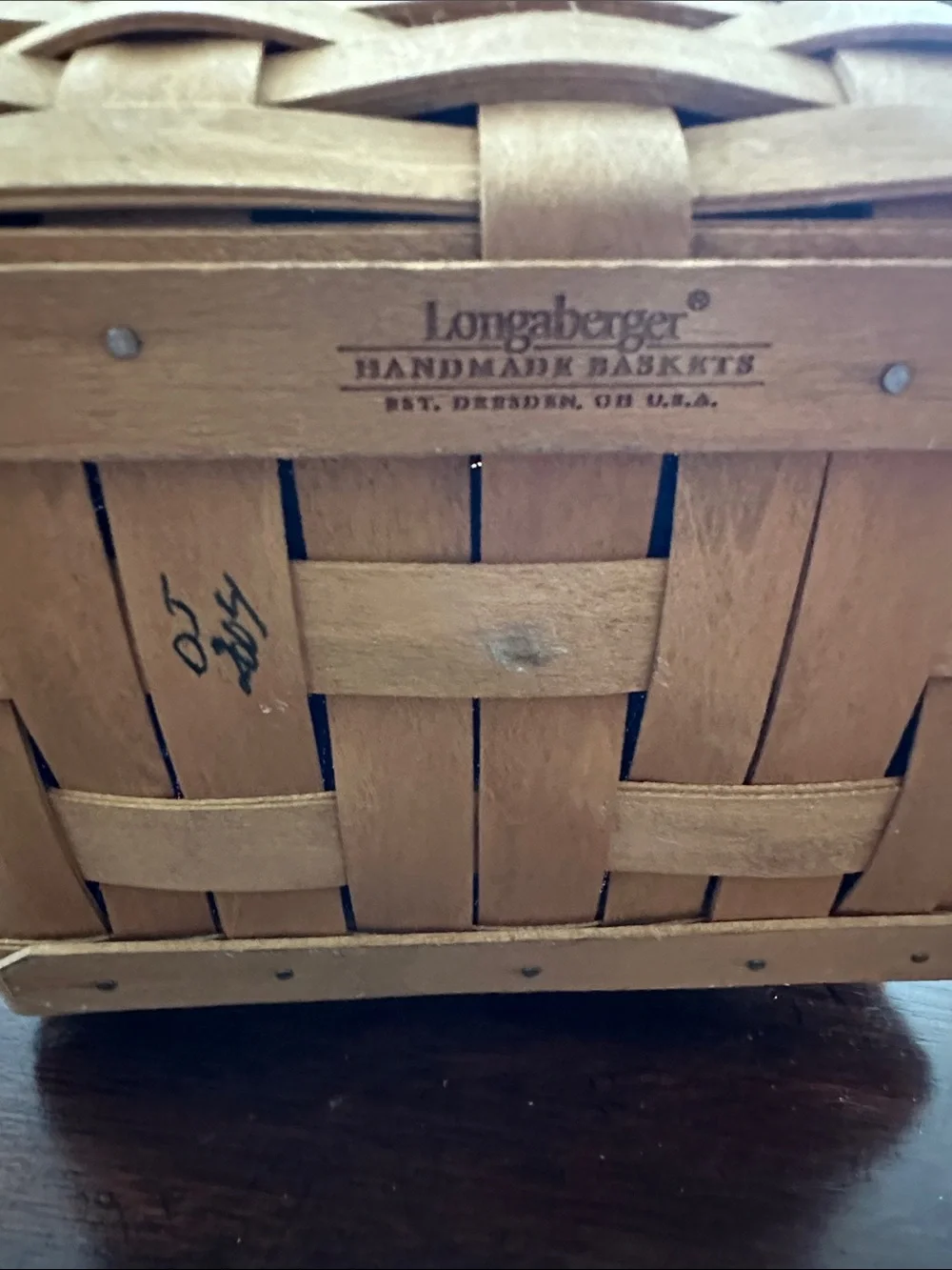 Longaberger wooden clean