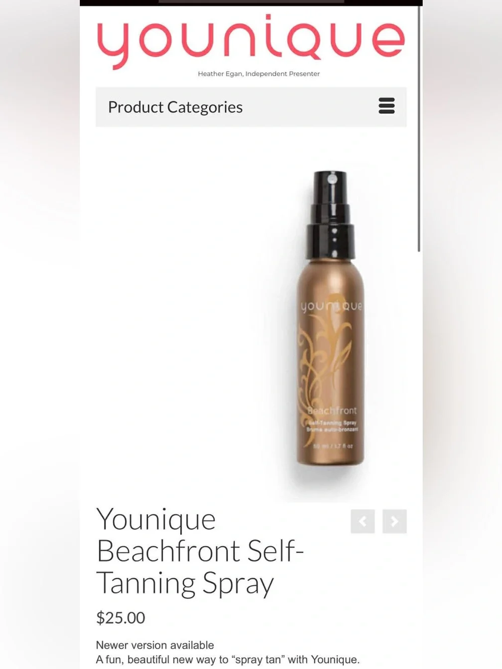 Younique tan natural