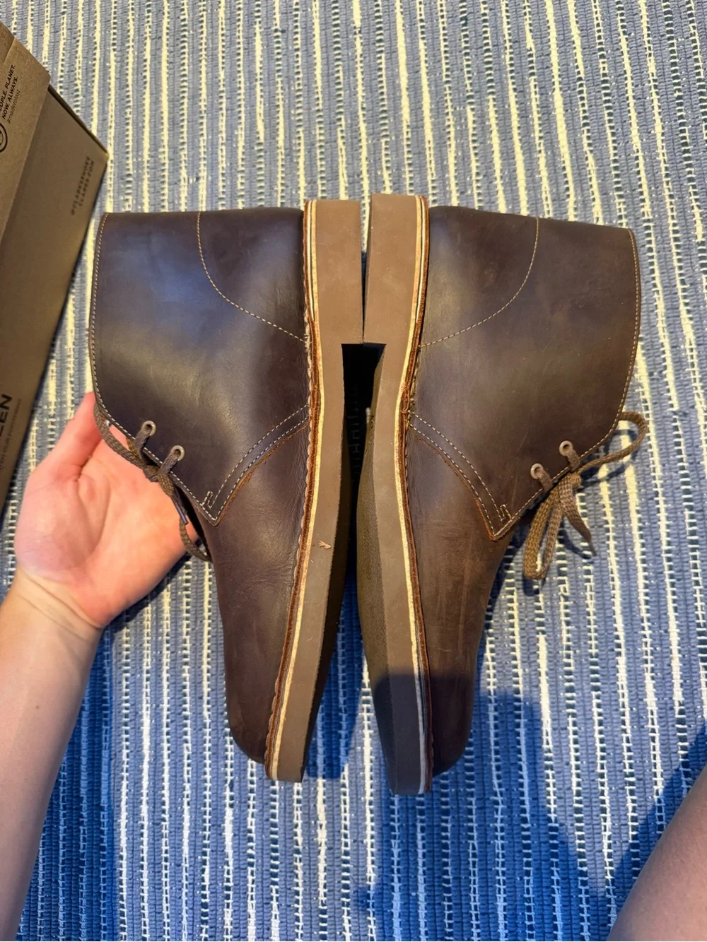 Clarks smooth dark