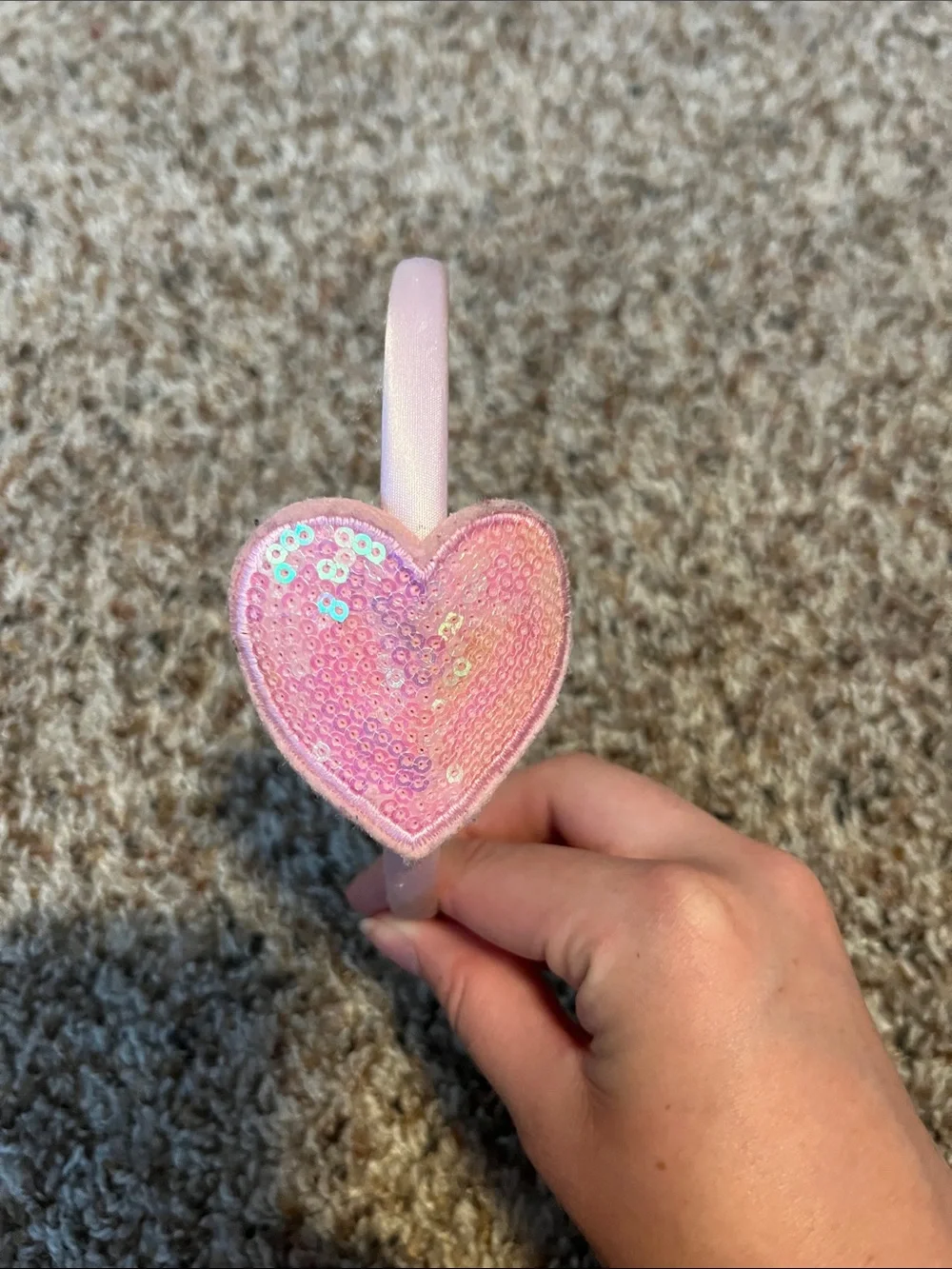 N/A headband heart