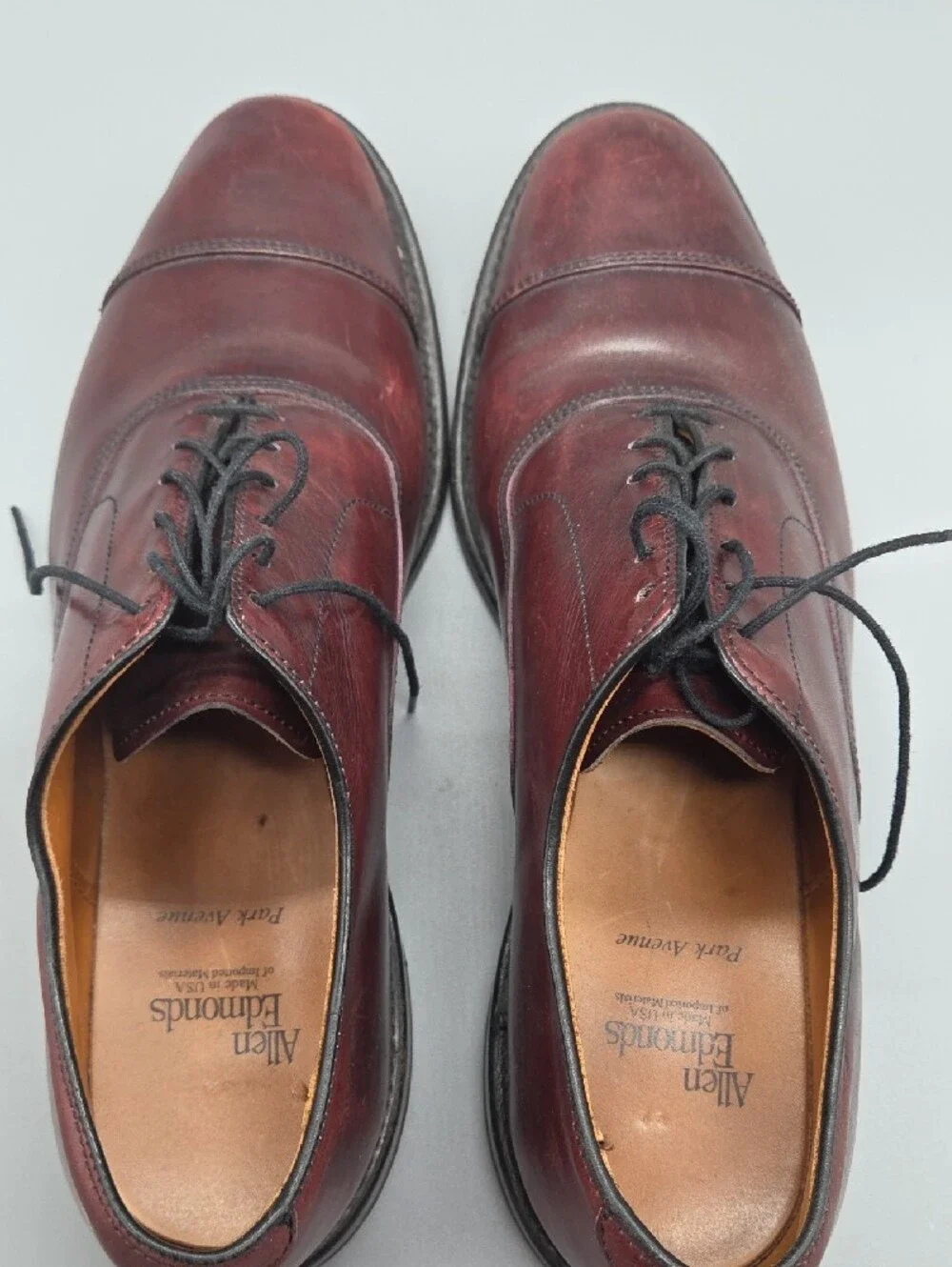 Allen Edmonds elegant burgundy