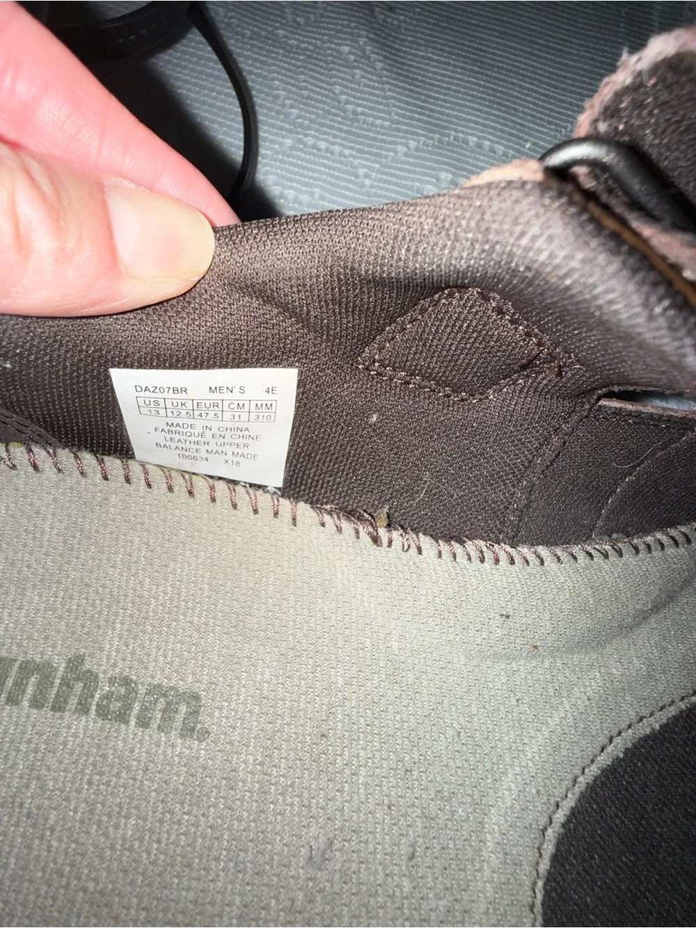Dunham durable leather
