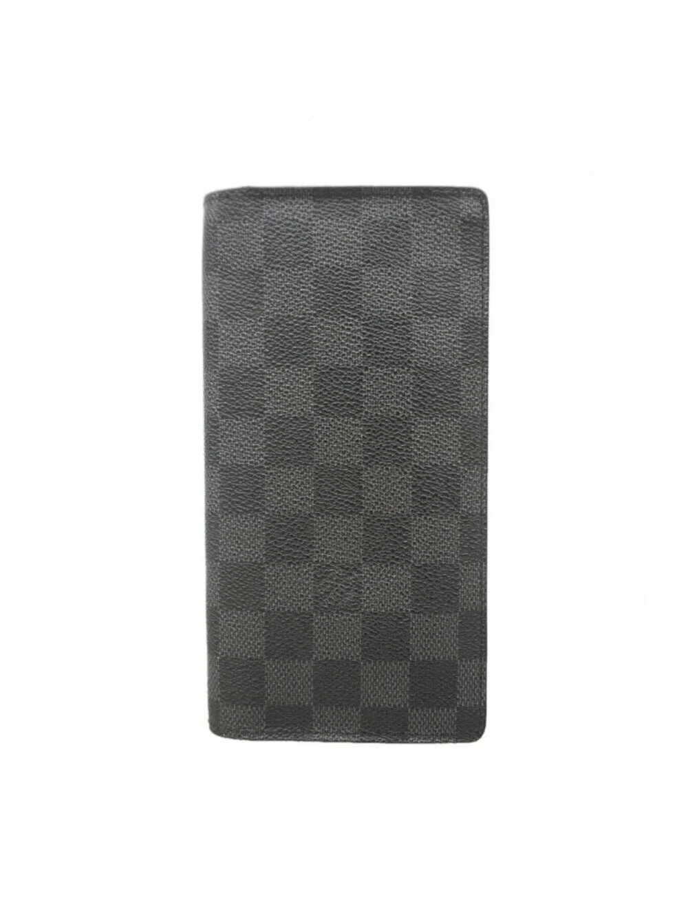 Louis Vuitton Wallet Damier Graphite Portefeuille Brazza Black Gray