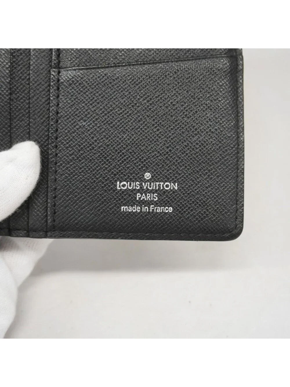 Louis Vuitton Wallet Damier Graphite Portefeuille Brazza Black Gray