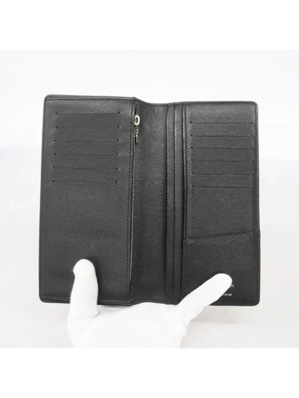 Louis Vuitton Wallet Damier Graphite Portefeuille Brazza Black Gray