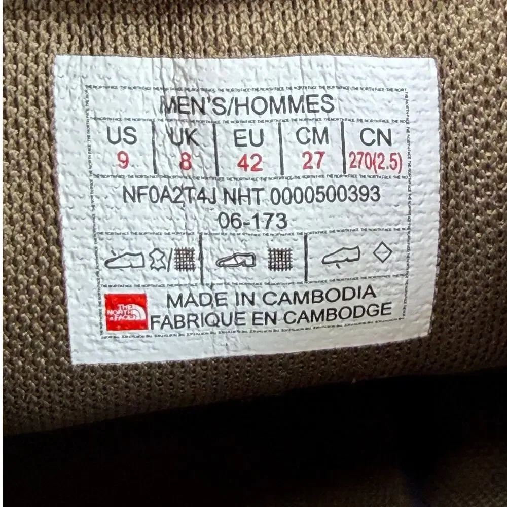 The North Face size face