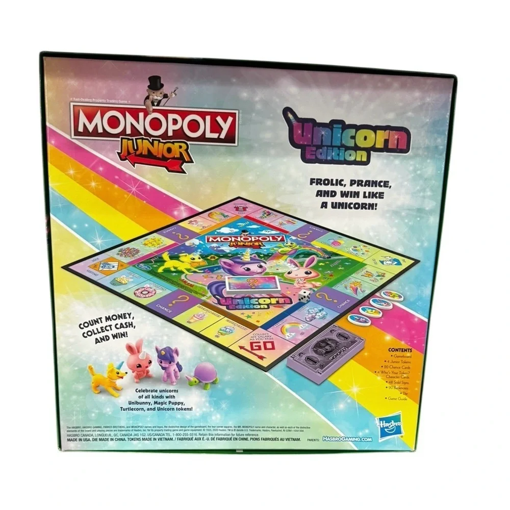 Monopoly jr unicorn