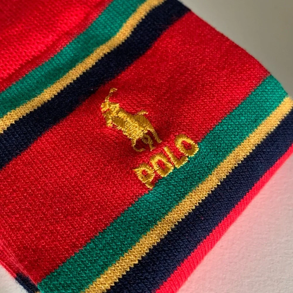 Ralph Lauren hem long striped