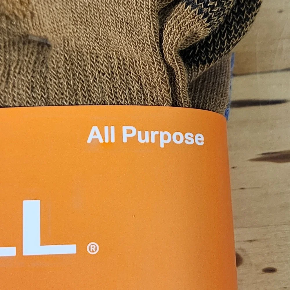 MERRELL All Purpose Cushioned Crew‎ Socks 6 Pair M/L M 9-12 W 10-13 Multicolor