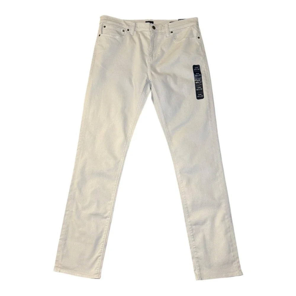J Crew Stone Slim-fit garment-dyed five-pocket pant Mens 34 x 34‎ NWT