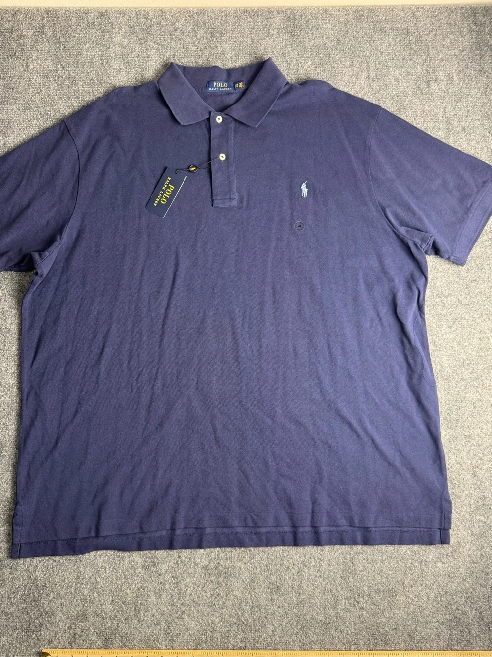 Polo Ralph Lauren Men 3XB Navy Blue Short sleeve classic Polo Nwt