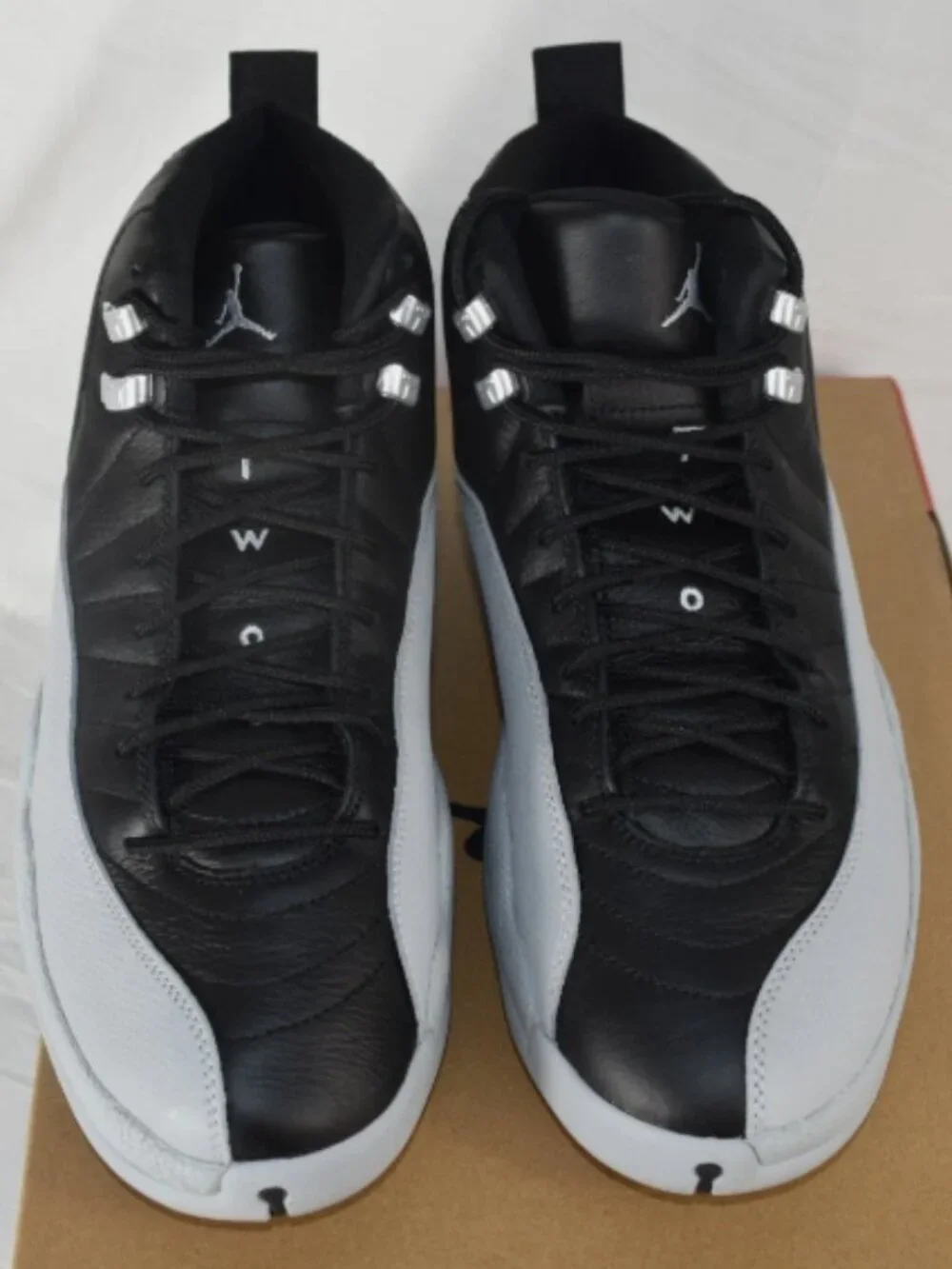 Jordan 12 Retro Lifestyle Sneakers Barons Mens Black