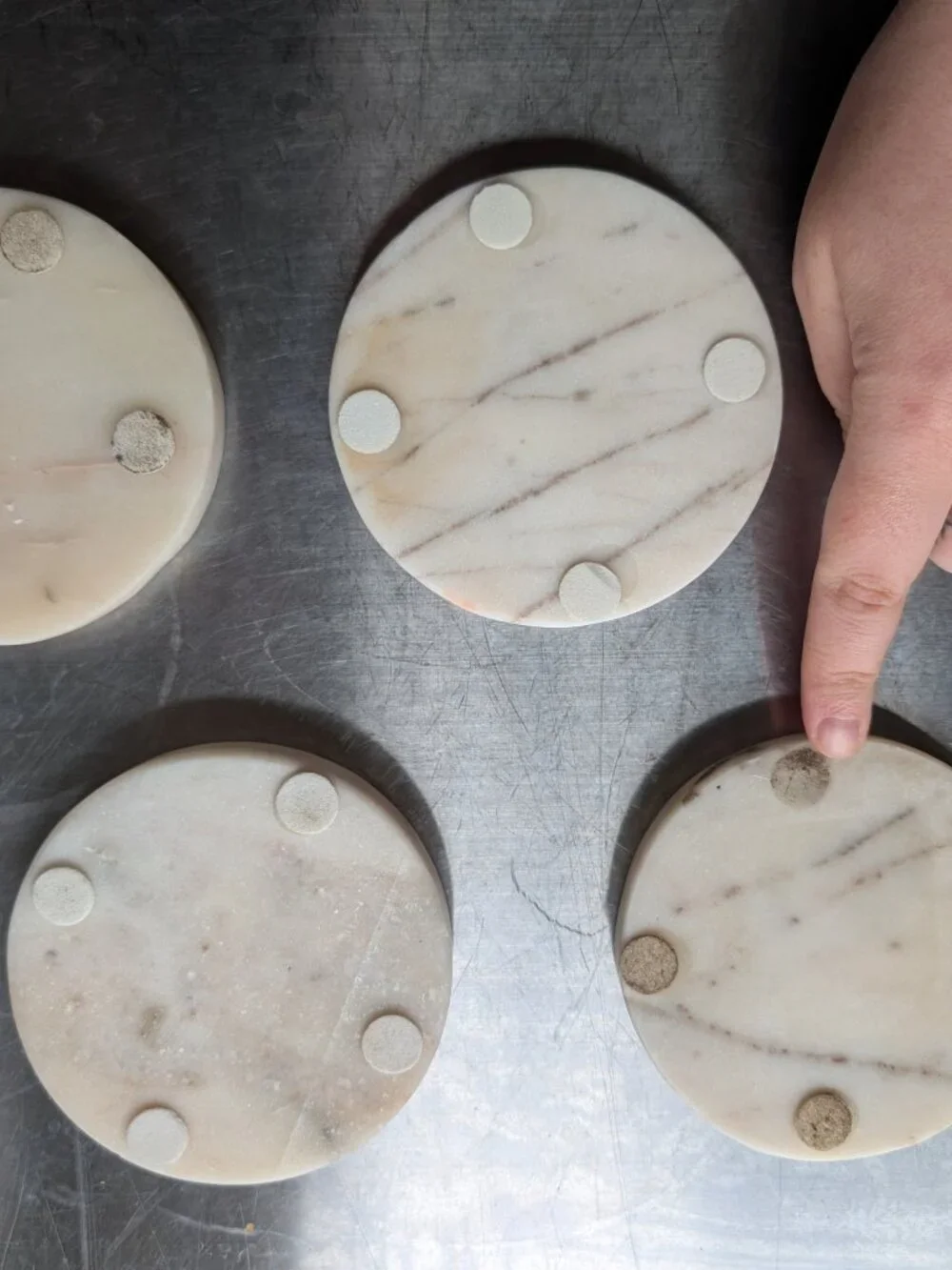 N/A marble coasters