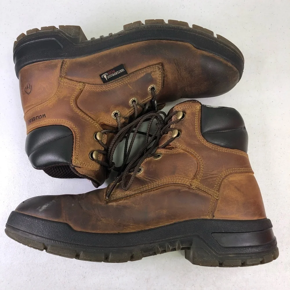 Wolverine Ramparts 6 Inch Waterproof Mens Work Boot W190019 USA Made Size 9M