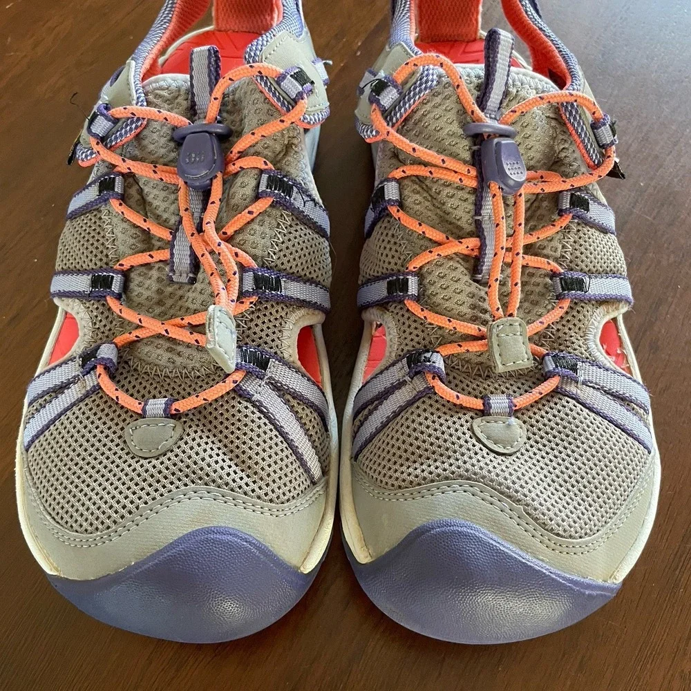 Teva Youth Manatee Girl's Big Kid Wild Dove‎ Sandals Sz 5 Grey Purple