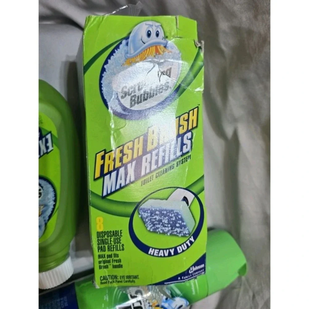 Johnson Scrubbing‎ Bubbles FRESH BRUSH Foam Refill Toilet Cleaning Lot Of 3