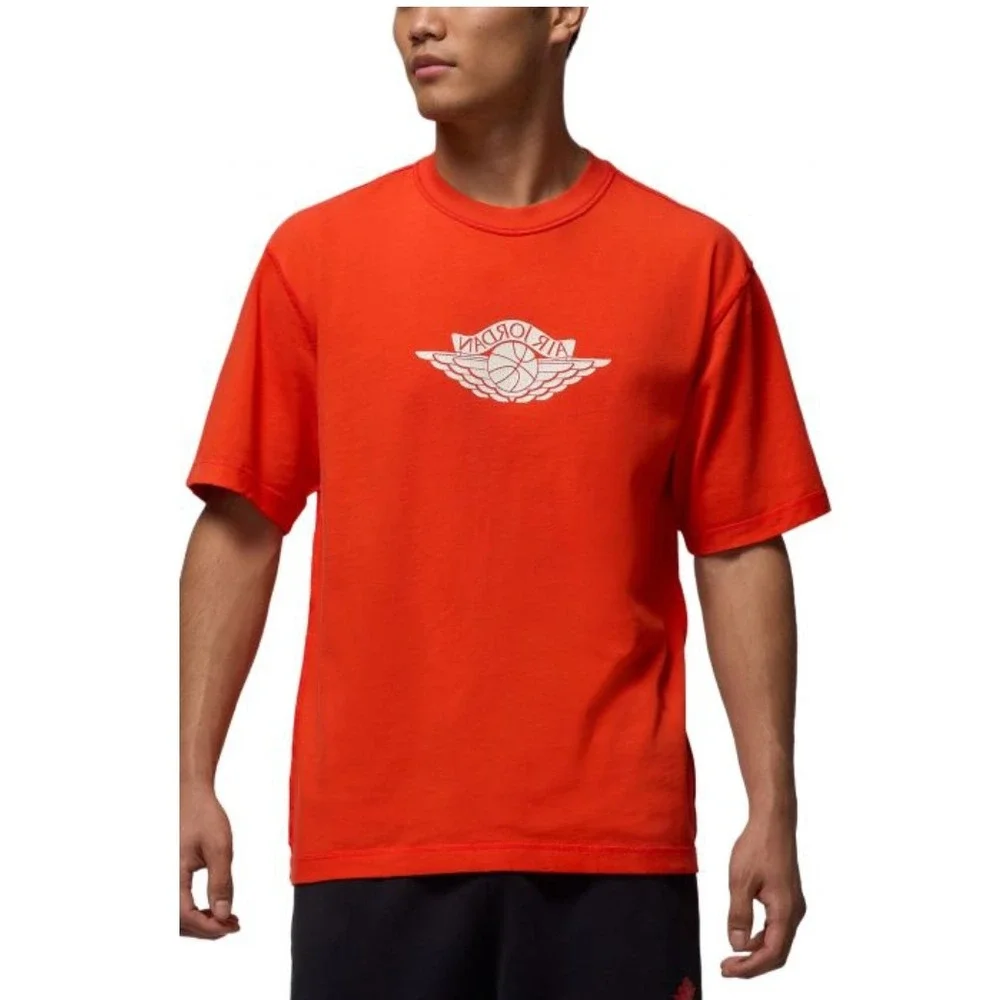New JORDAN RARE AIR T-SHIRT Sz Large Men – Chile Red/Sail IB3130-673