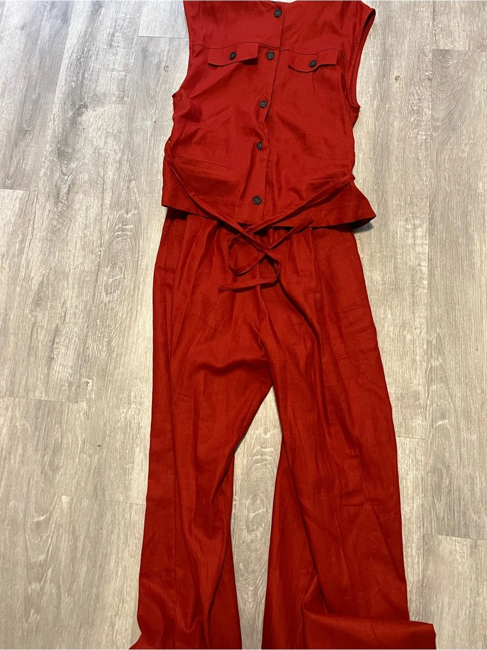 Zara sleeveless jumpsuit