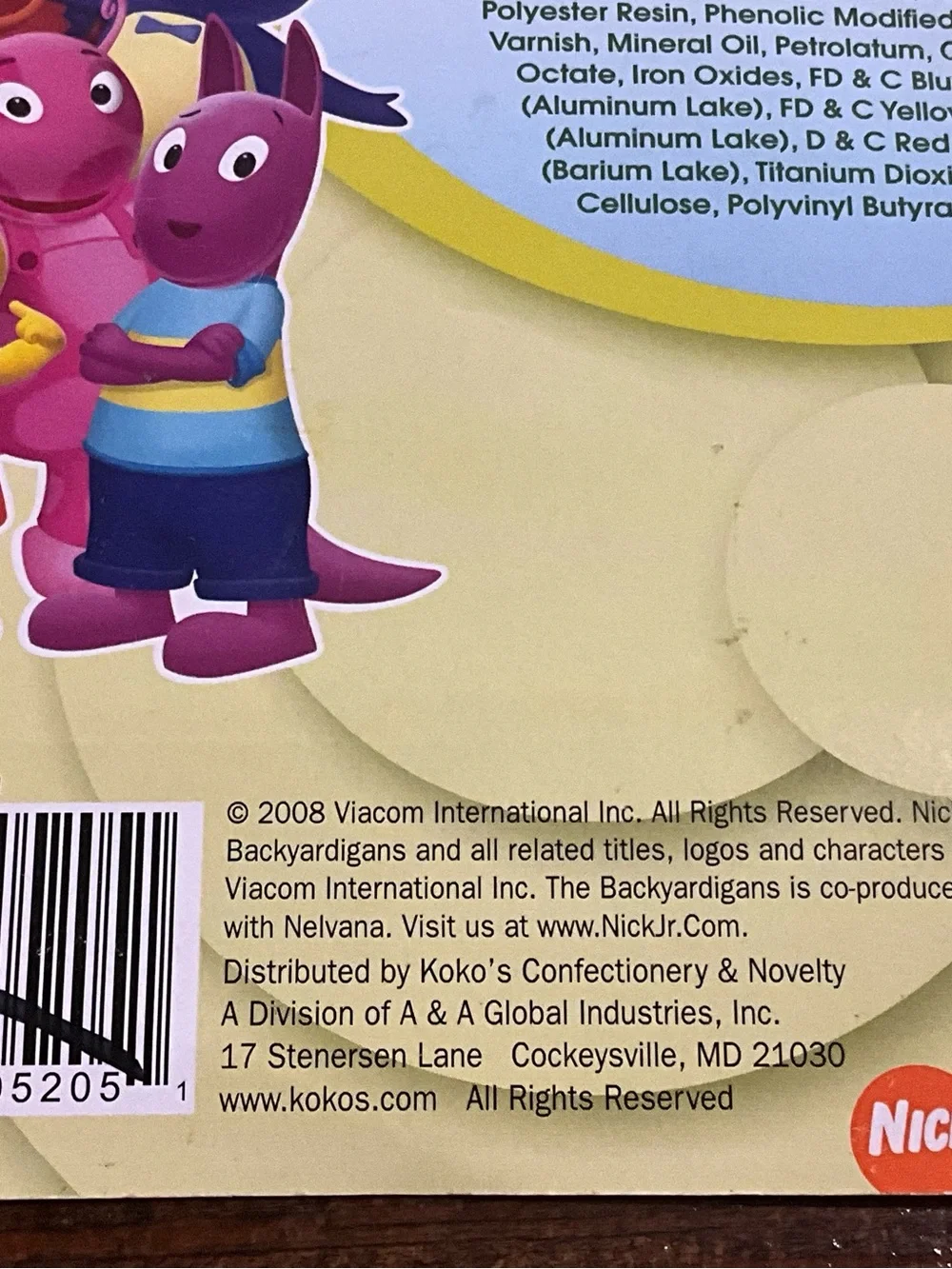 Nickelodeon 2008 backyardigans