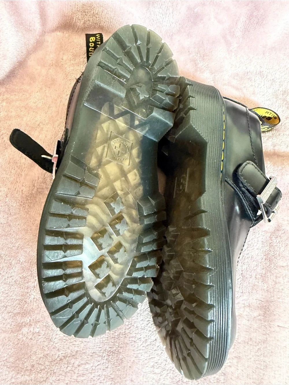 Dr. Martens Big Girl Marry Jane Bex Shoes in Black Size US 13