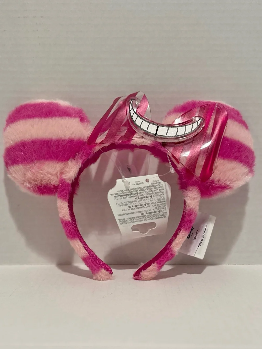 Disney NWT Alice in Wonderland Cheshire Cat Plush Adult Ear Headband
