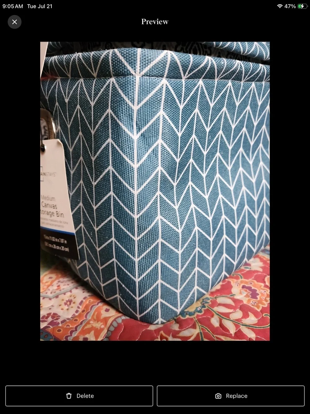 Mainstays sturdy canvas