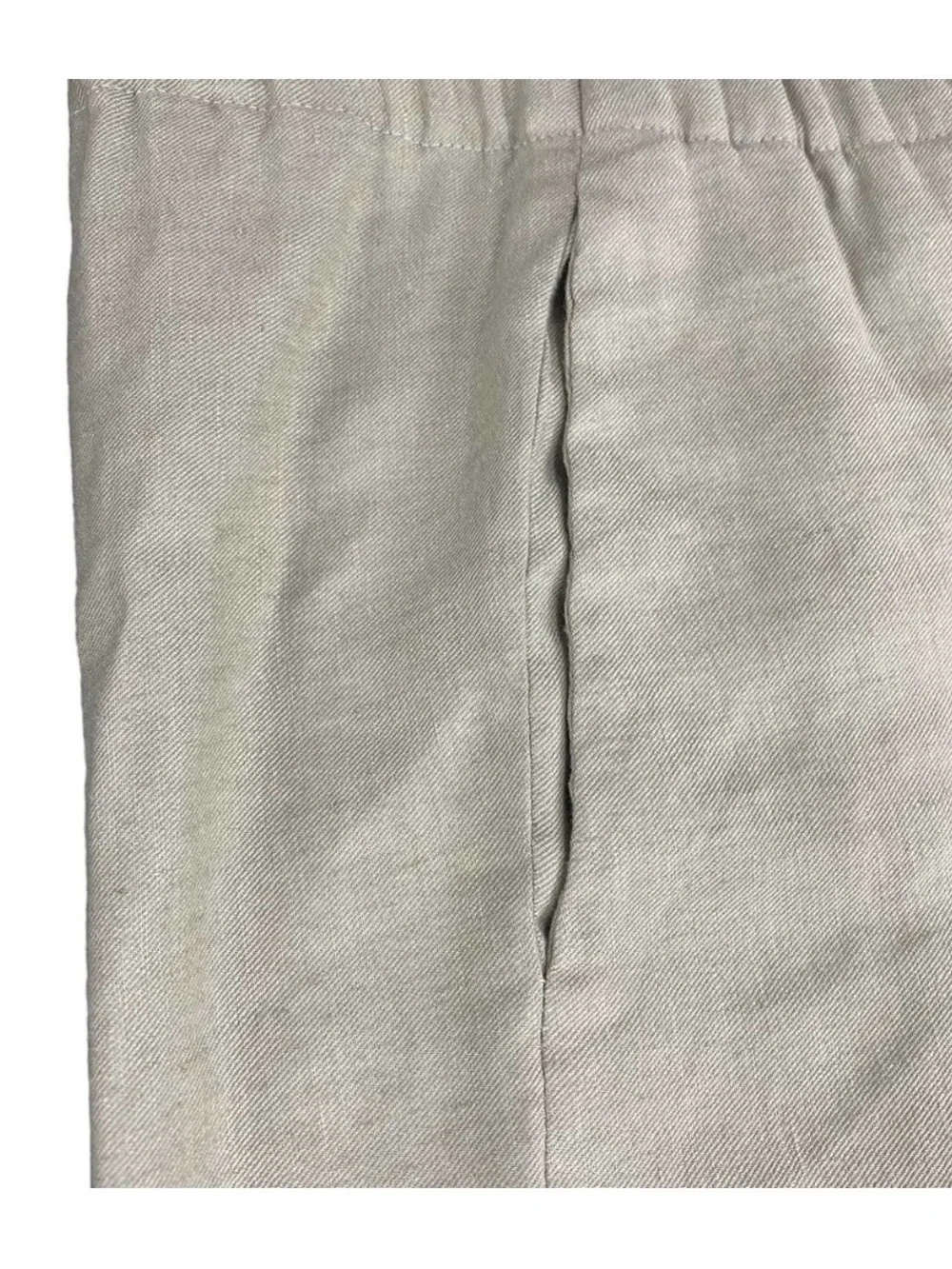 BABATON Aritzia Dexter Linen Cropped Linen Dress Pants Sz XS Pull On