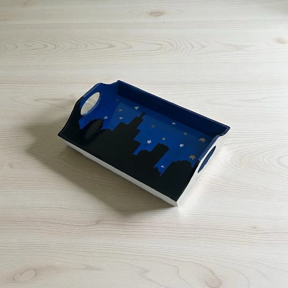 Handmade painted sealed