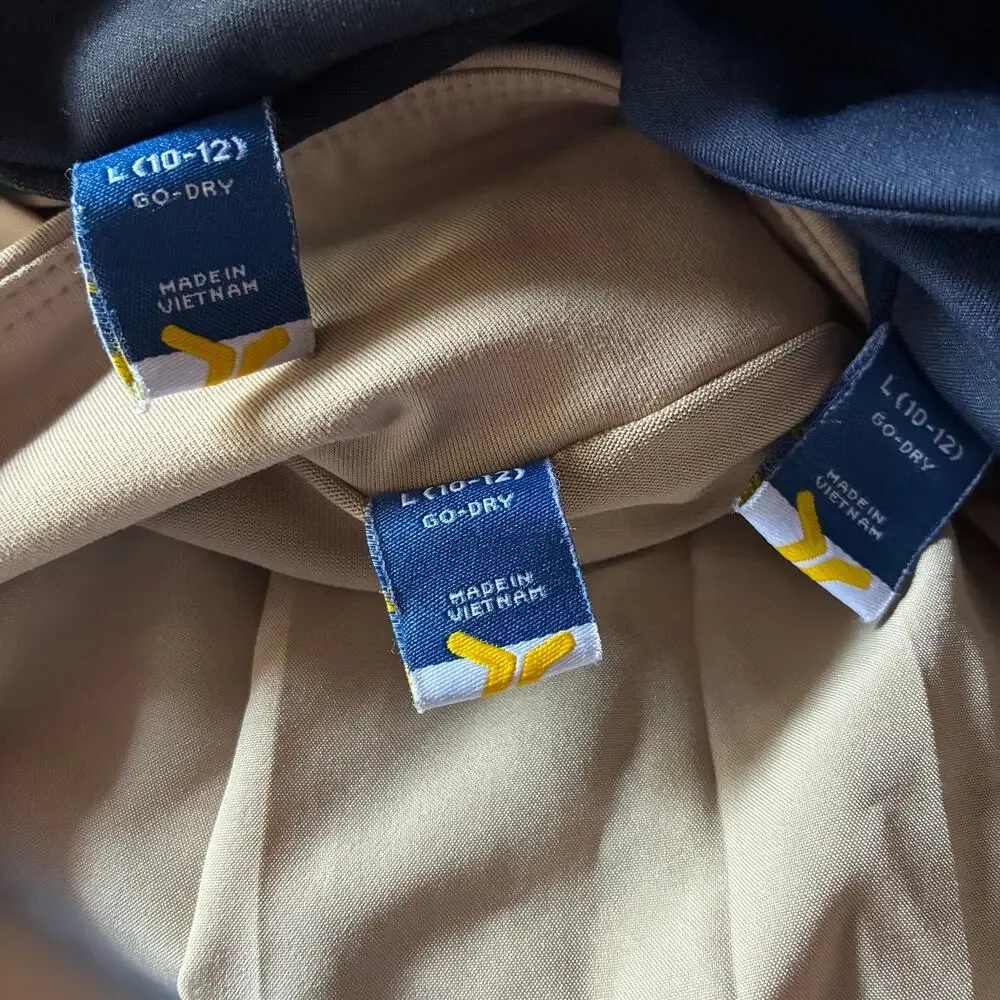 Old Navy Lot Of 3 Pleated Skorts Girls Large 10/12 Uniform Preppy Tennis Core