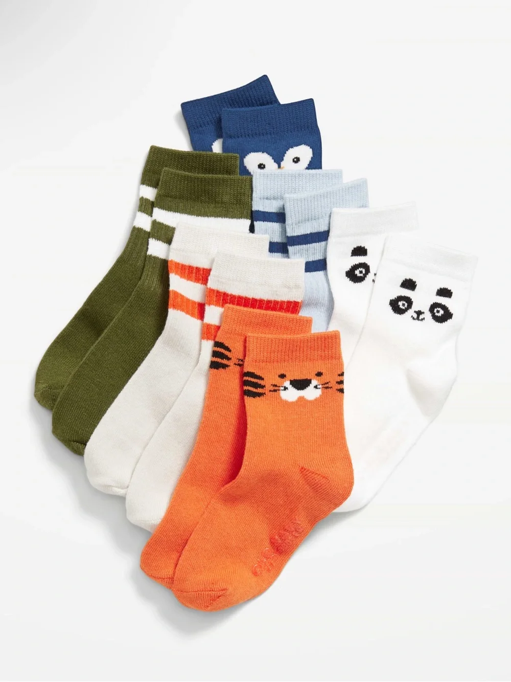 4T-5T NWT 6 Pack Old Navy Crew Socks Crew Socks