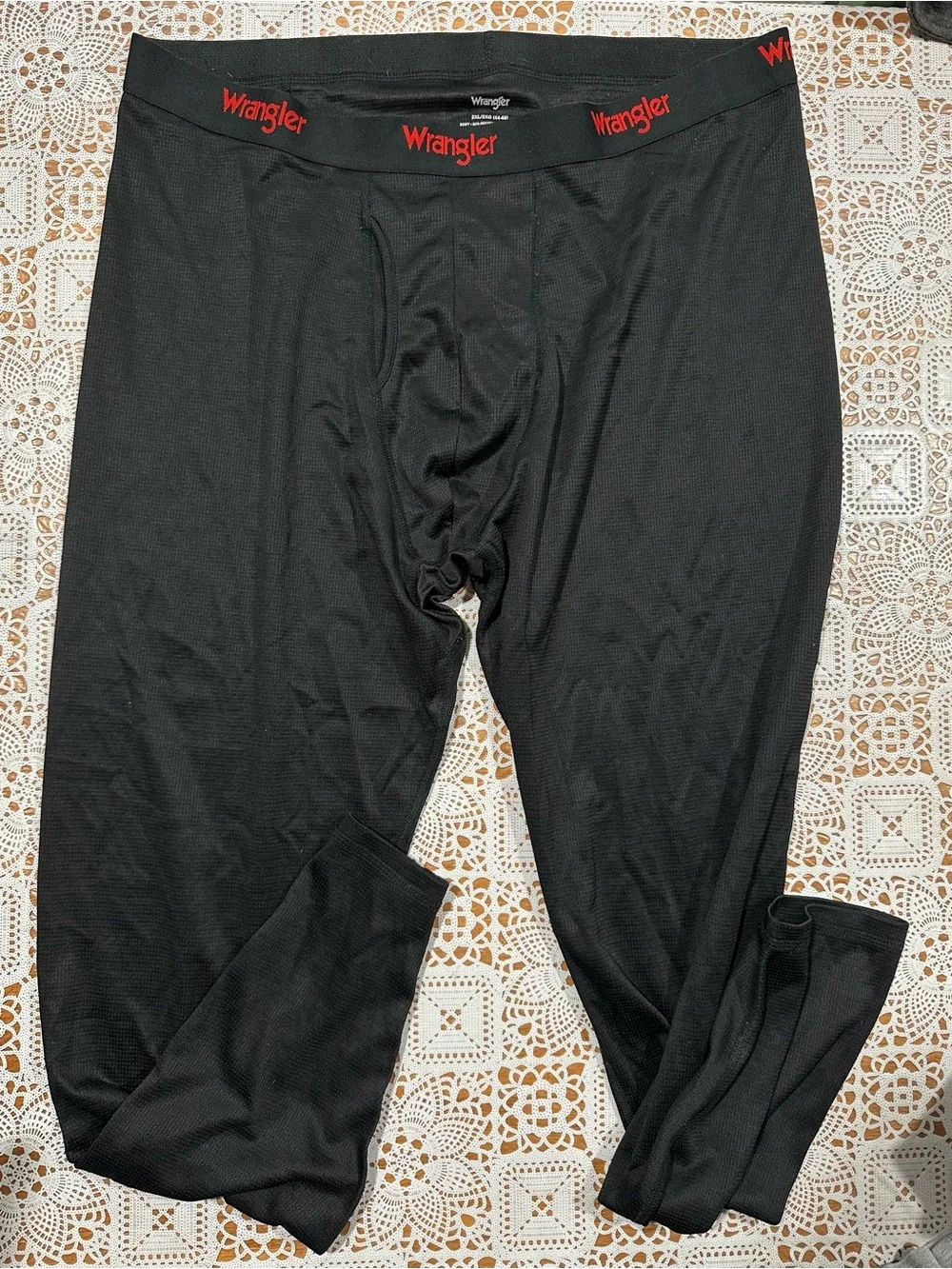 Wrangler Performance Base Layer Thermal Leggings Black 2XL 44-46